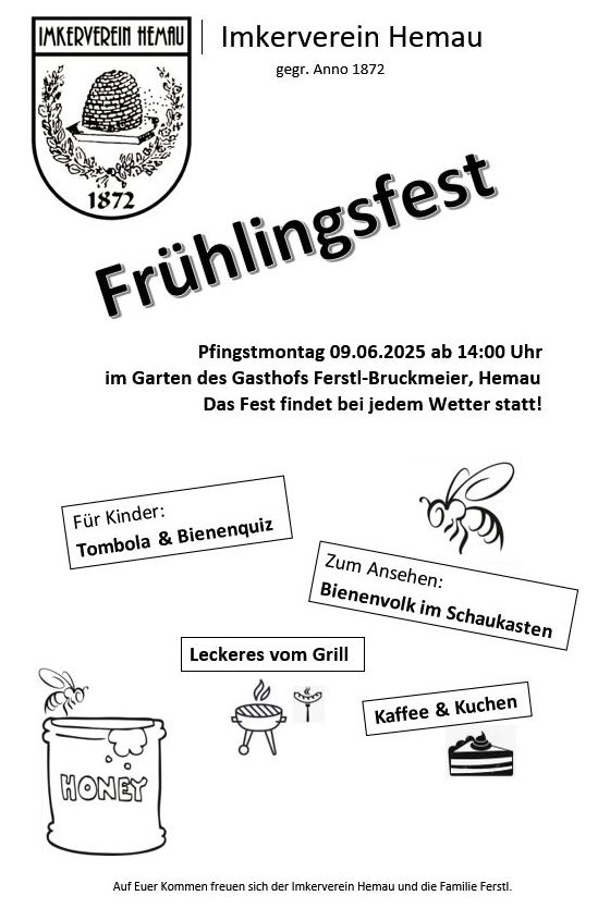 Frühlingsfest 2025 Imkerverein Hemau